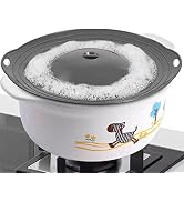 Pot Cover Spill Stopper Lid - Thicken Silicone Boil Over Spill Safeguard,FDA Food Grade Stopper L...