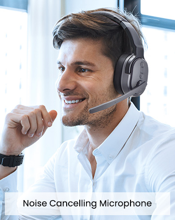 bluetooth office headphones noise canceling