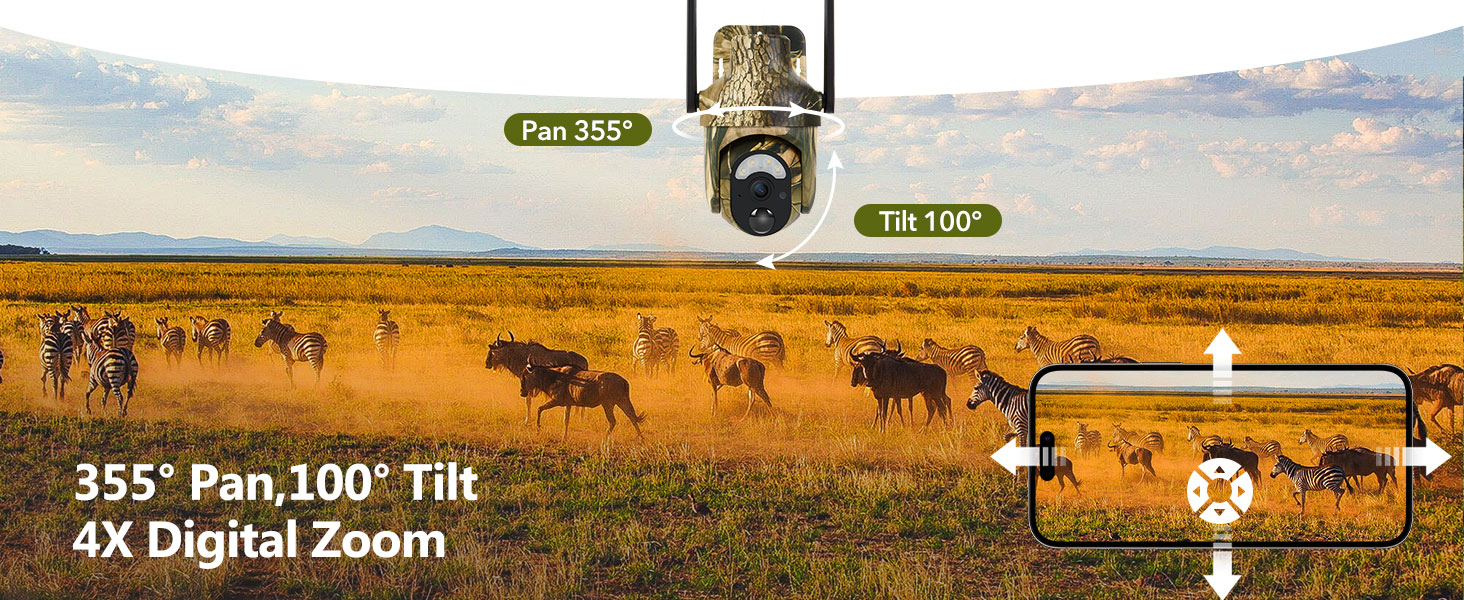 360 camera experience every moments with 2K HD Streaming quality digital zoon and 360° full view