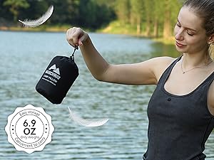 Compact backpacking pillow