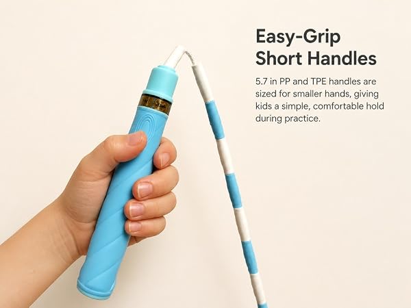 YUEDONG Adjustable ULTRA-SOFT Beaded Jump Rope