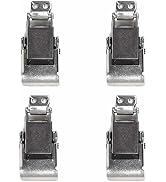 TCH Hardware 4 Pack Heavy Duty Stainless Steel Spring Loaded Toggle Draw Latch & Strike