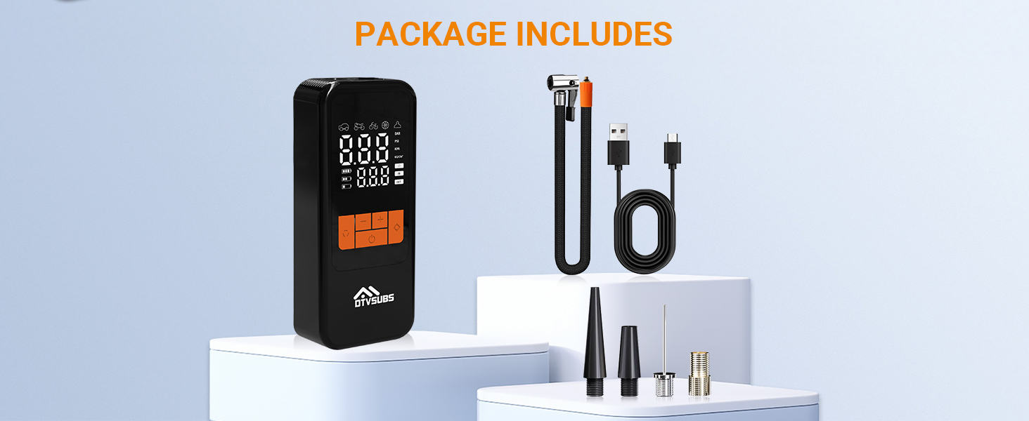 Tire Inflator Portable Air Compressor