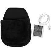 Dioche Heating Mousepad - USB Heated Computer Mouse Pad with Wrist Guard Hand Warmer Roomy Hand W...