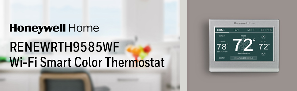 RENEWRTH9585WF Wi-Fi Smart Color Thermostat
