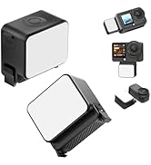 Vlogging Light for DJI Osmo Nano/Osmo Action 6, ULANZI LM24 Waterproof Magnetic Mini LED Action C...
