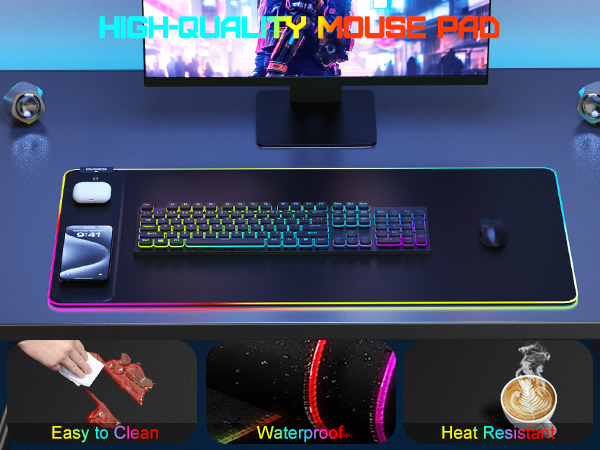 mousepad with RGB light