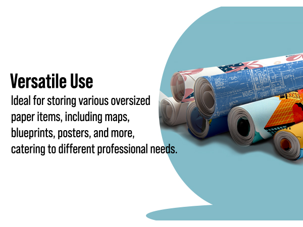 Cardboard Blueprint Holder