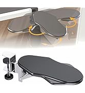 Hovadova Computer Arm Rest Support Extender for Desk, Adjustable Rotating Arm Wrist Rest Pad Hold...