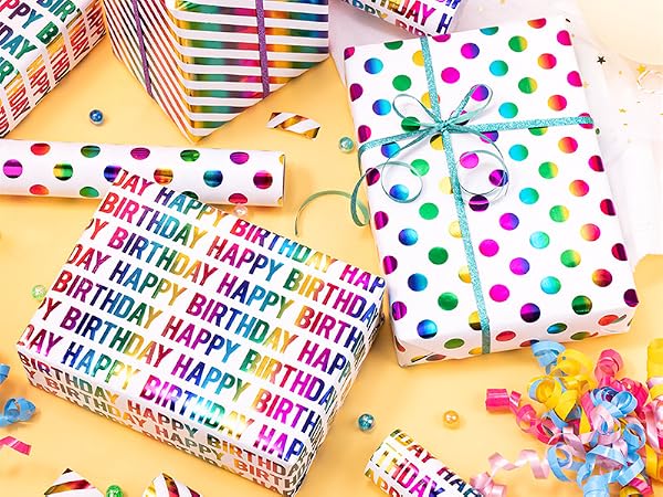 WRAPAHOLIC Birthday Wrapping Paper
