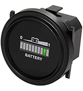 YOOREAL 12/24V 36V 48/72V Lead-Acid Battery Capacity Indicator (Not Included Trojan),Single Bar D...