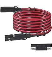 SAE to SAE Extension Cable 16AWG - SAE Cable 6FT Battery Charger Extension Cord Heavy Duty 16AWG ...