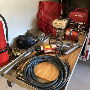 fire truck working station