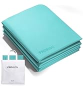 PROIRON Foldable 72“x24"x0.24”(6mm) TPE Yoga Mat,NOT PVC!!!-Folding Yoga Mat Thick for Home Worko...