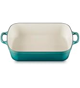 Le Creuset Enameled Cast Iron Signature Rectangular Roaster, 5.25 qt. (9.8" x 13"), Riviera