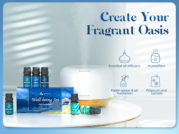 essential oils for diffuser for home
