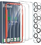 Ferilinso Designed for iPhone 14 Plus iPhone 14 Pro Max Screen Protector 3 pack HD Tempered Glass...