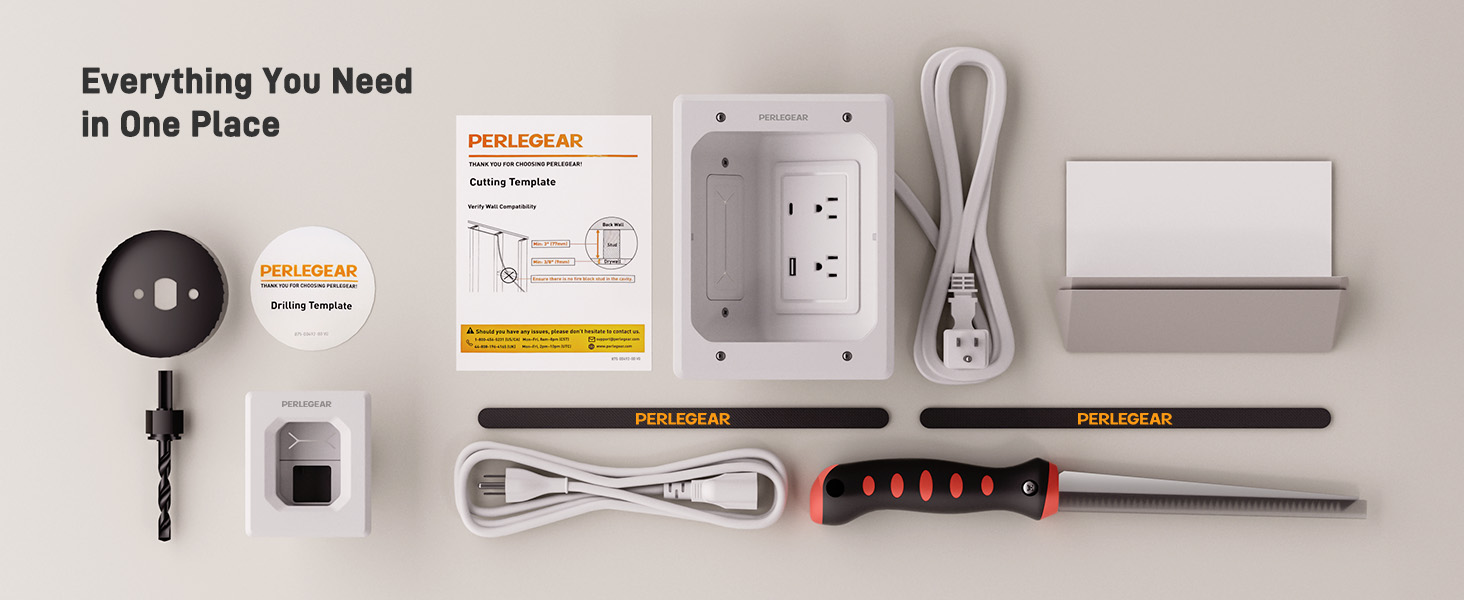 in wall power kit for mounting tv