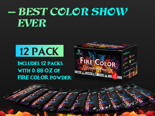 Fire Color Changing Packets