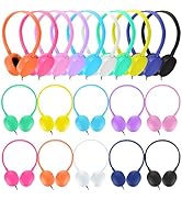 CN-Outlet Bulk Headphones 50 Pack Multi Colored for Kids School Classroom,Durable Wholesale Wired...