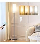 Ambimall Floor Lamps for Living Room, 64" Modern Floor Lamp with Remote Control and Stepless Dimm...