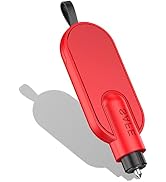 ACEBON Car Safety Hammer Window Glass Breaker and Seatbelt Cutter Emergency Escape Tool 2023 (Red)