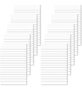 Lined Sticky Notes 3x5 Sticky Note Pads Bulk for Office 10 Pack 3x5 Self-Stick Note Pads for Meet...