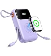 Kuulaa Portable Charger 10000mAh PD 20W Fast Charging Portable Charger Power Bank with Built in C...