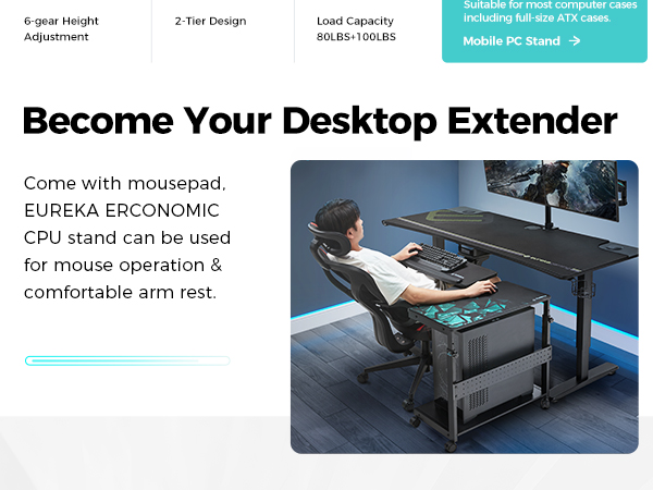 computer tower stand