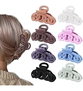 Canitor Hair Clips for Thin Hair 8PCS Claw Clips for Thin Fine Hair Medium Hair Clips for Women H...