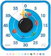 Visual Timer 7.5 inch, 60-Minute Countdown Timer for Kids Classroom Teaching Tool Office Meeting,...
