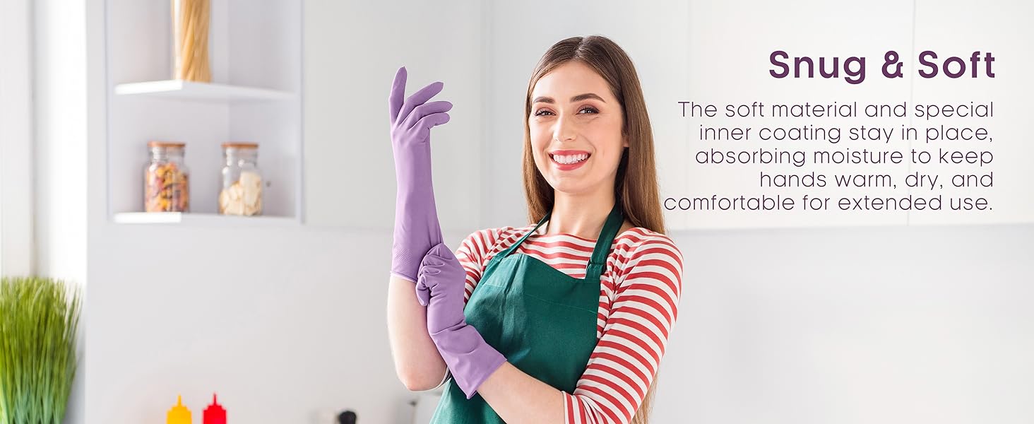cleaning gloves