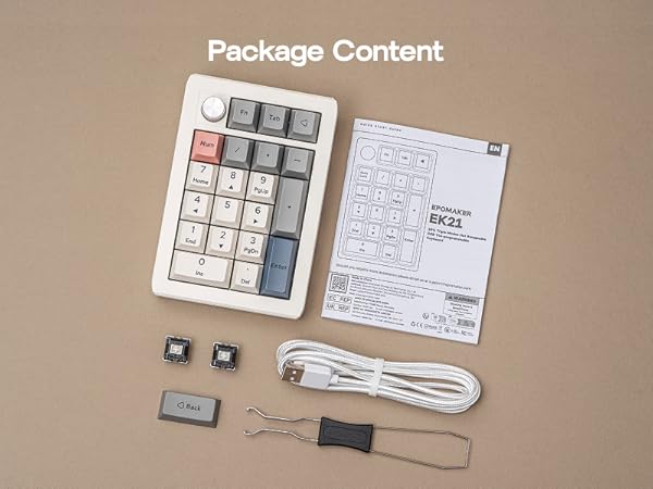 EK21 VIA Mechanical Number Pad