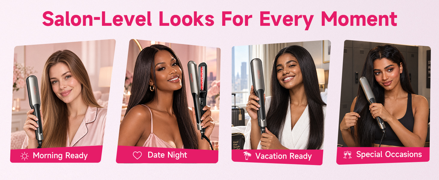 hair straightener for thick curly hair
