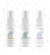 Think Smarter Products Littley Baby-Safe Cleaning Trio, Hand, Pacifier & Toy Cleaners, Non-Toxic ...