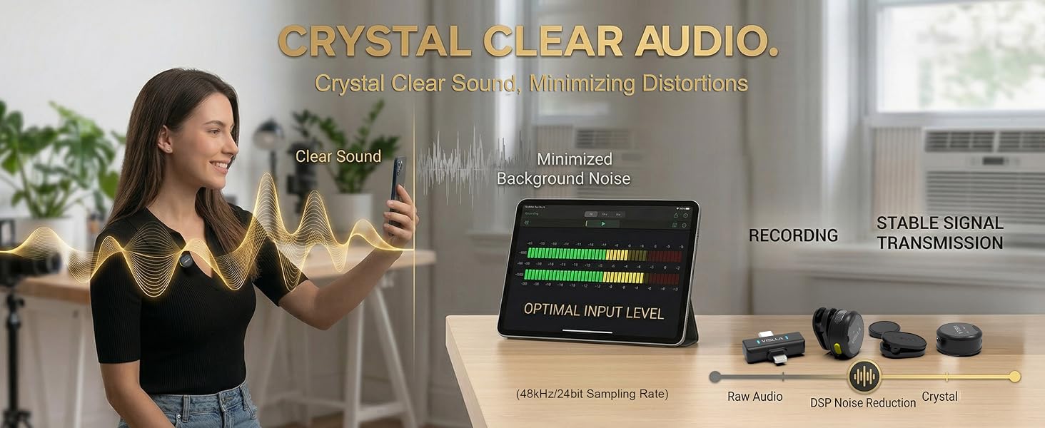Crystal clear audio