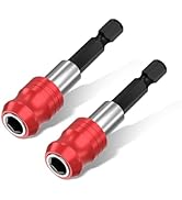 MXCOIRTP 2PCS Magnetic Impact Drill Screwdriver Bit Holder, 1/4 Inch Hex Shank Quick Release Bit ...