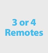 3 or 4 Remotes