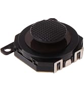 Black 3D Analog Thumb Stick Analog 3D Button Thumbstick Stick Joystick Rocker with Cap for PSP 10...