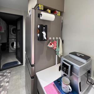 Tissue Dispenser Holder and Trash Bag Holder