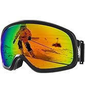 AzureWings Ski Goggles Over Glasses with Dual lens, Anti-fog Anti-UV Snow Goggle for Men Women Yo...