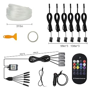 12V Car LED Strip Lights