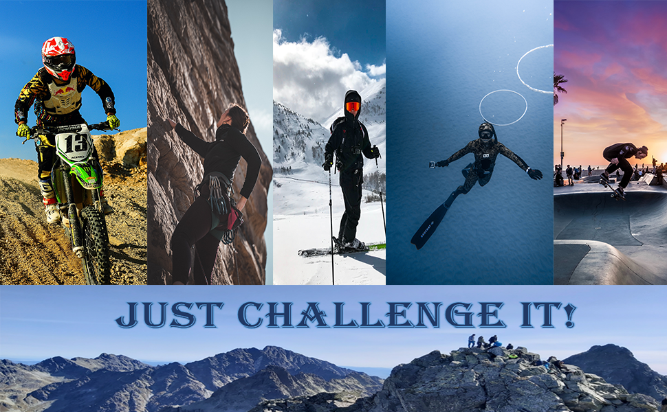 Jadfezy 4k 30fps 20MP action cam