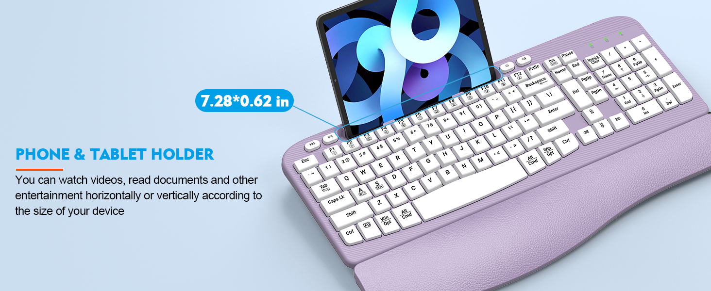 ergonomic wireless keyboard