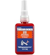 ESKONKE Red Thread Locker 272 - Permanent Threadlocker Metal Glue for Nuts, Bolts, Fasteners High...