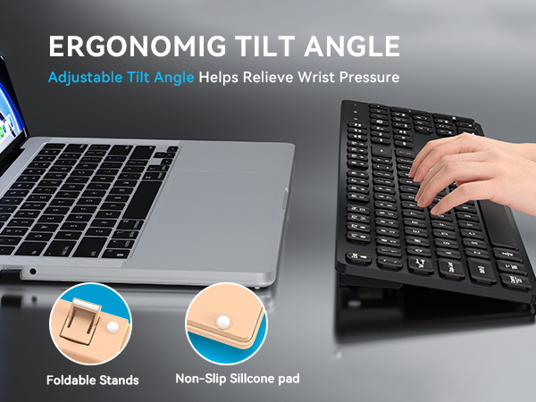 wireless keyboard rechargeable