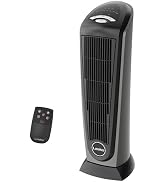 Lasko 1500W Ceramic Tower Space Heater with Remote, Thermostat, Timer & Widespread Oscillation, P...