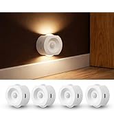 Horta Rechargeable Motion Sensor Night Light, Dimmable LED Night Light with 3 Modes, Adjustable C...