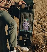 Fireball Mini Cruiser Longboard Skateboard Complete - Fully Assembled & Ready to Ride 29.5 x 8.5”...