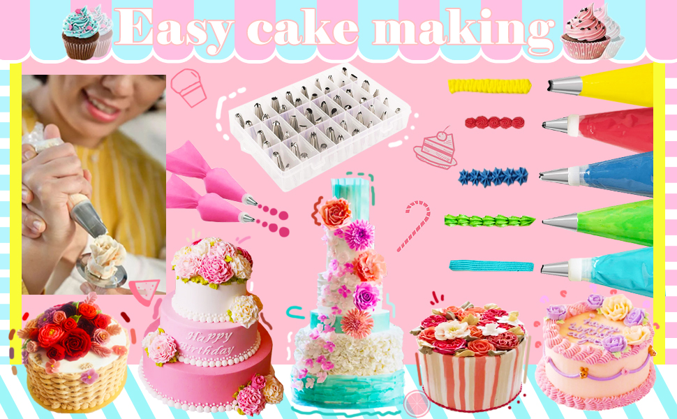 Easy cake making